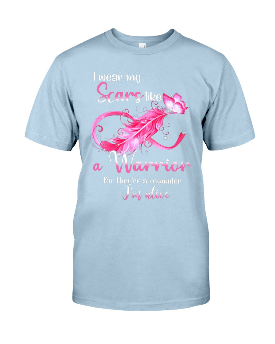 I Wear Pink For Breast Cancer - Breast Cancer Awareness T-shirt and Hoodie 0822