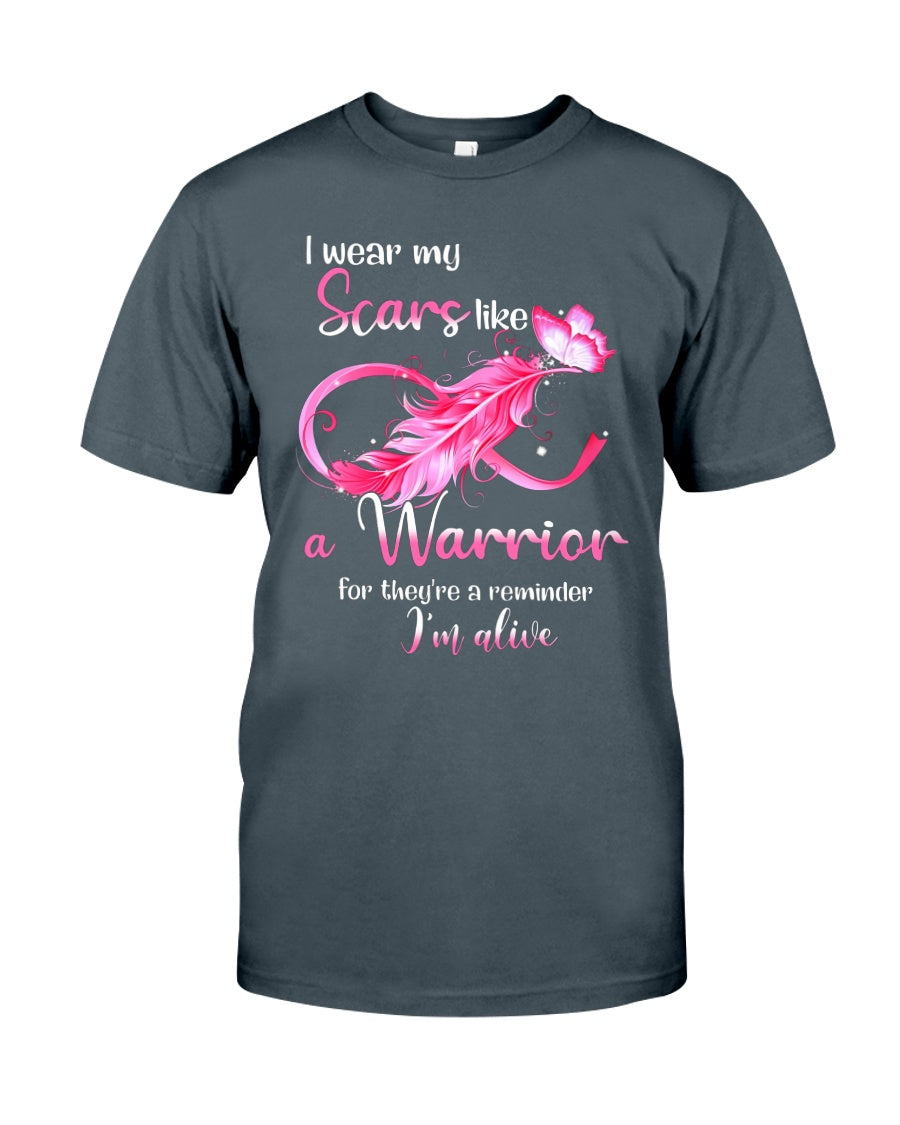 I Wear Pink For Breast Cancer - Breast Cancer Awareness T-shirt and Hoodie 0822