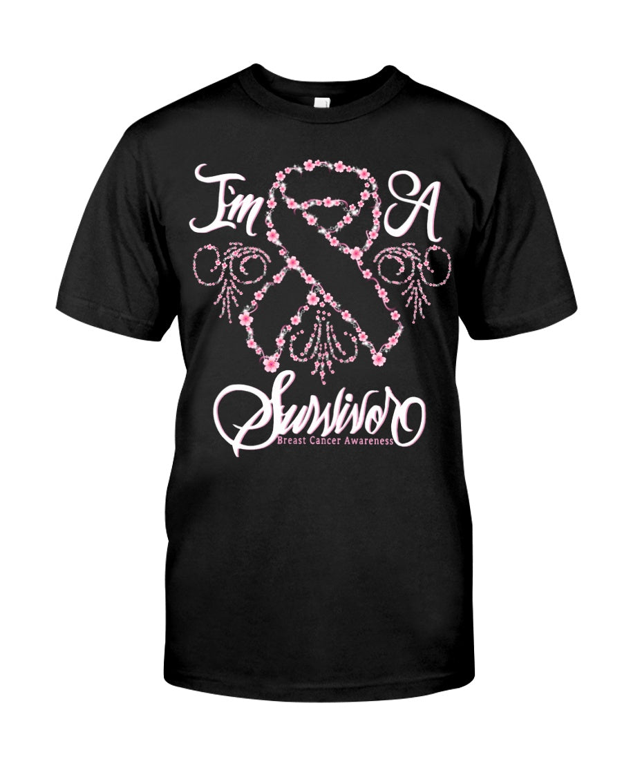 I'm A Survivor - Breast Cancer Awareness T-shirt and Hoodie 0822