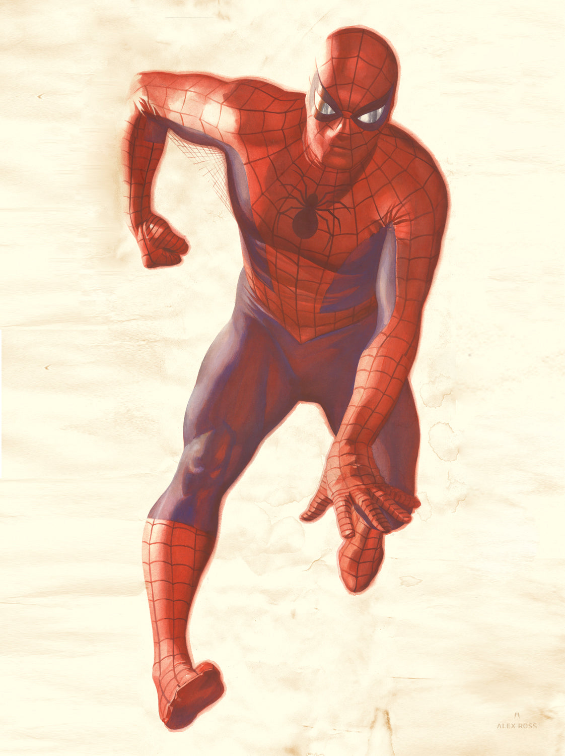 Your Friendly Neighborhood Spider-Man Lithograph – Alex Ross Art