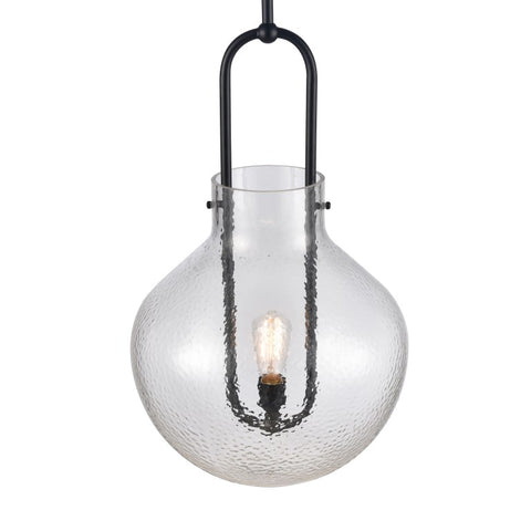 A black and clear bulb.