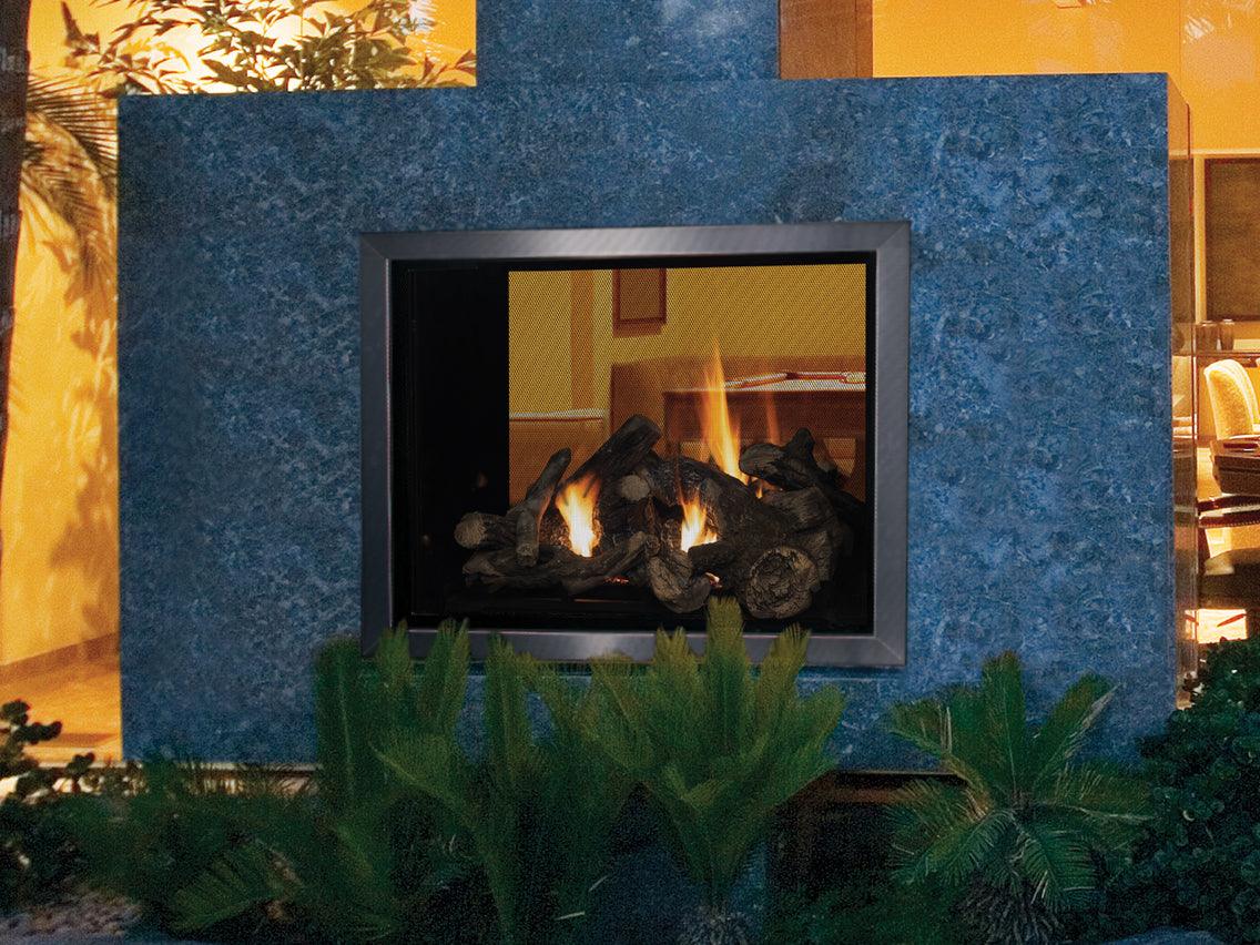 Superior 40" Direct Vent Fireplace See-Through Electronic Ignition NG - DRT63STTEN-B
