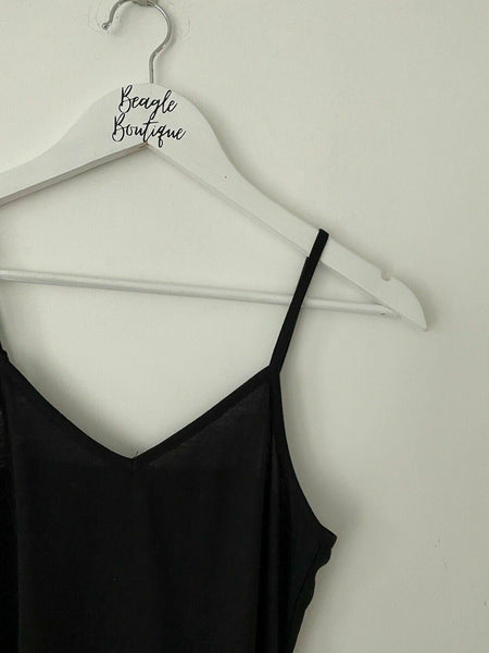 Black Camisole Slip Size 8 - 10 Adjustable Straps 2