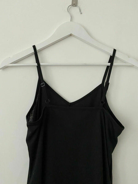 Black Camisole Slip Size 8 - 10 Adjustable Straps 3