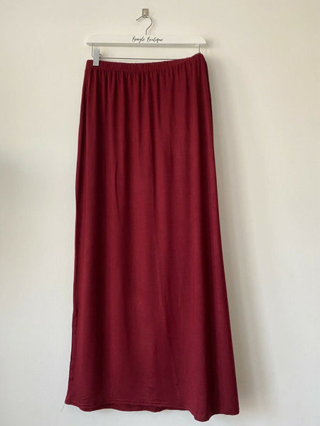 Miss Faceless Maxi Straight Skirt with Split 10/12 - 14/16 - 18 Lightweight 3