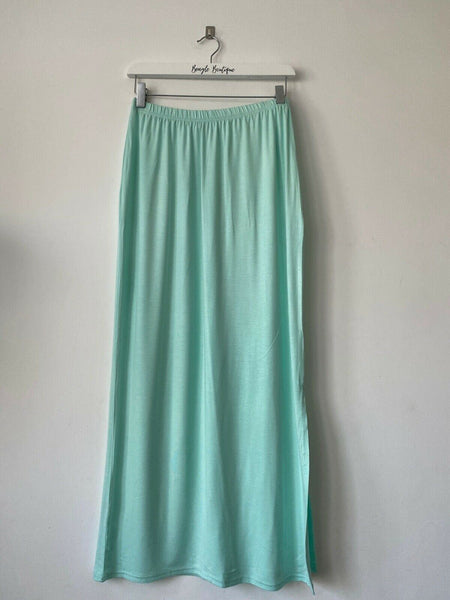 Miss Faceless Maxi Straight Skirt with Split 10/12 - 14/16 - 18 Lightweight 4