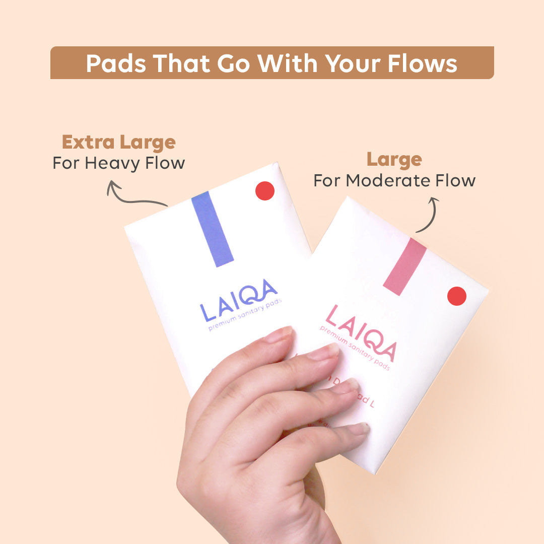LAIQA Active Period Pack (10 Heavy Flow + 20 Moderate Flow )