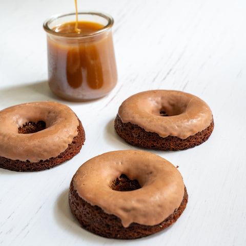 English Toffee Caramel Donuts