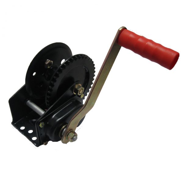 2,500 lb Single Reel Hand Winch with Auto-brake