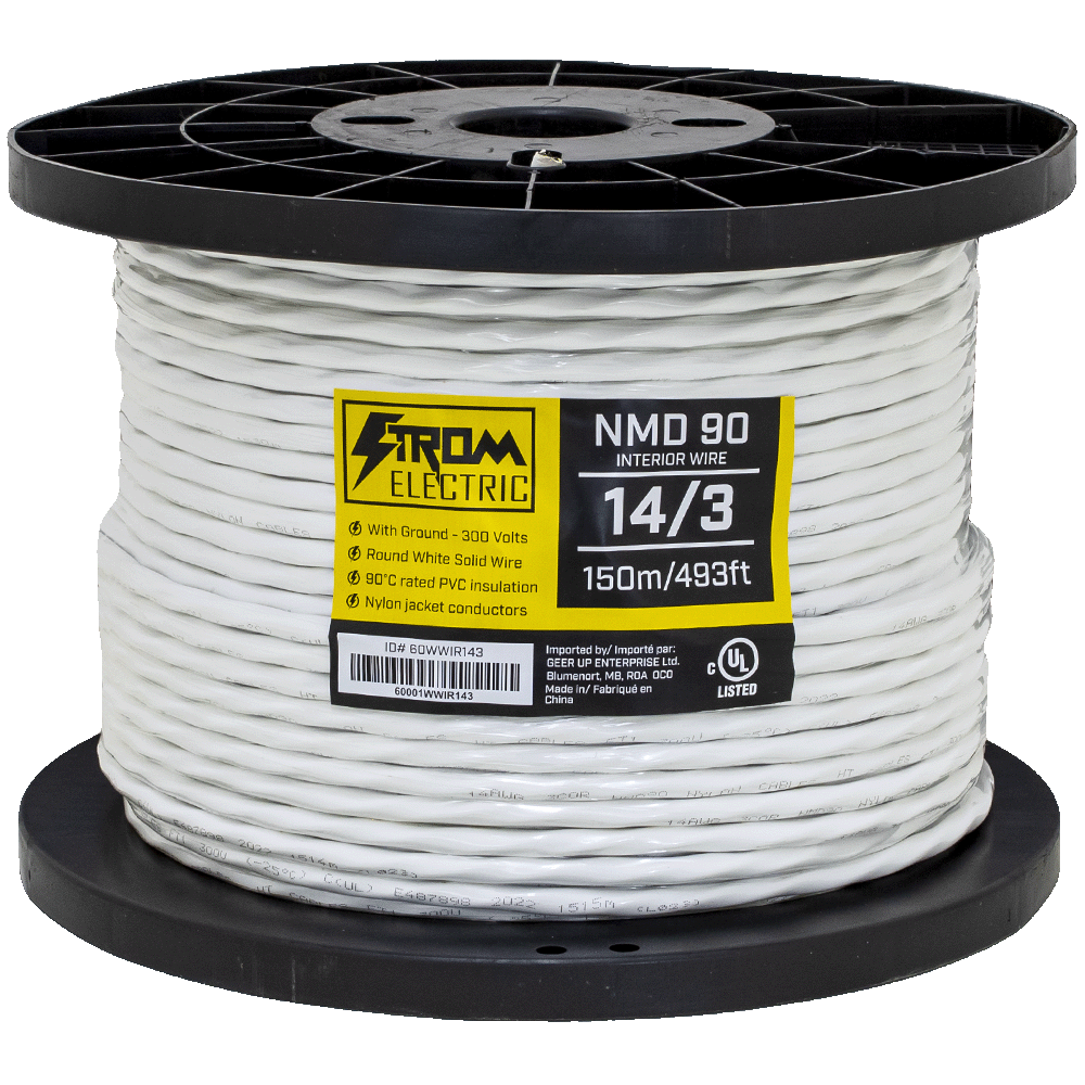 10/3 NMD90 75M Interior Electrical Wire - Orange