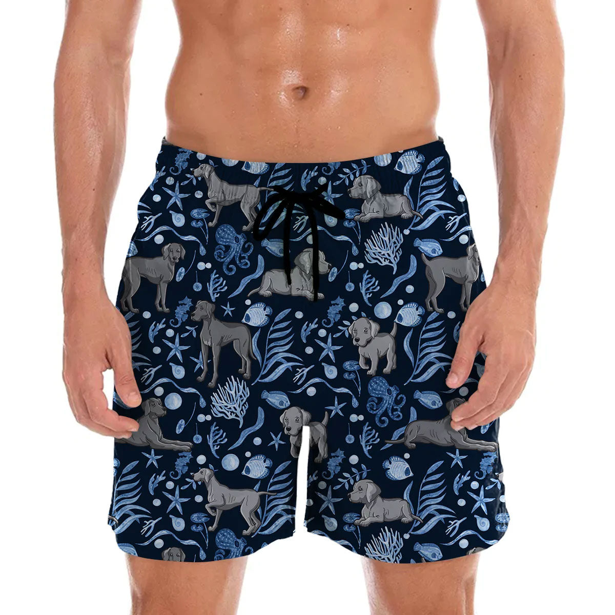 Weimaraner - Hawaiian Shorts