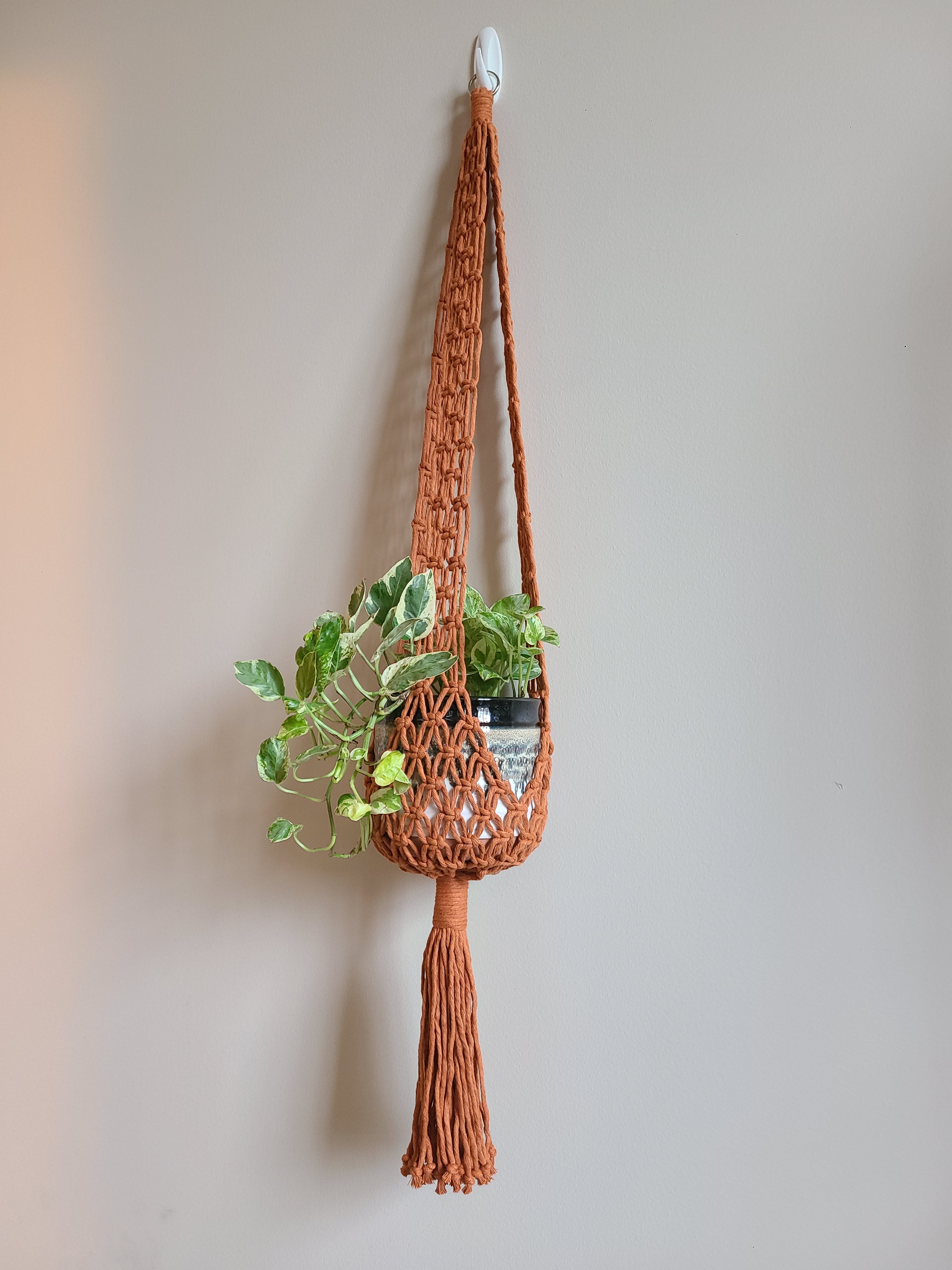Large Center Hang Net Style Plant Hanger WS