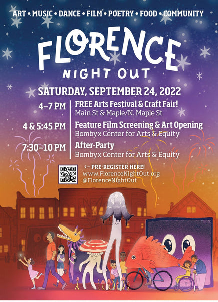 Florence Night Out Sat Sept 24th makers market 4-7pm