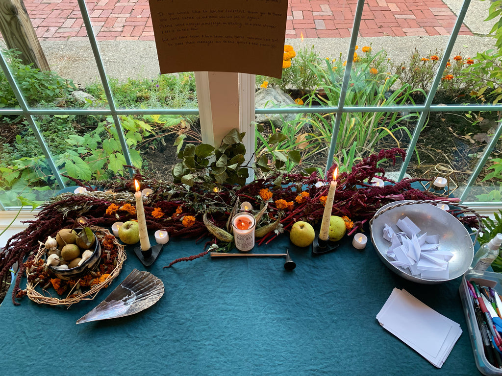 Samhain event community altar