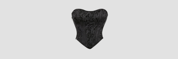 corset court noir