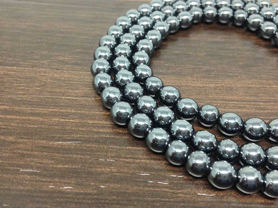 One (1) Natural 6mm Hematite Mala With 108 Prayer Beads Perfect For Mediation Hematite Prayer Mala Necklace ~ JP128