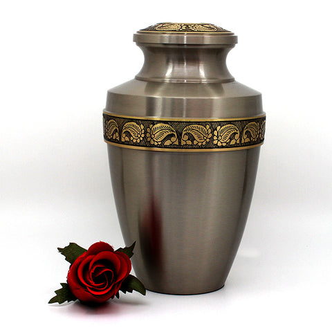 Odessa Solid Brass Cremation Urn