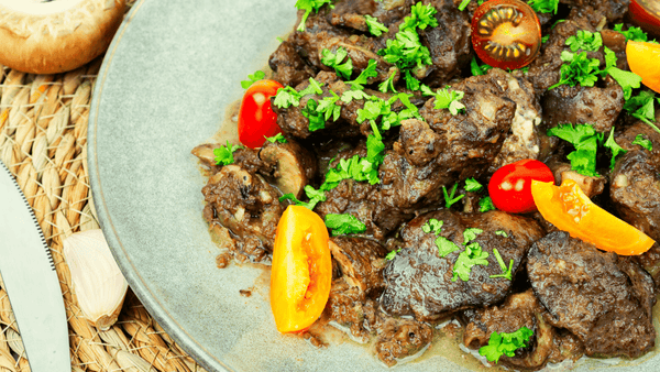 a beef liver dish