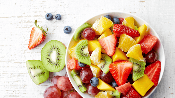 bowl of fruit for replenishing electrolytes
