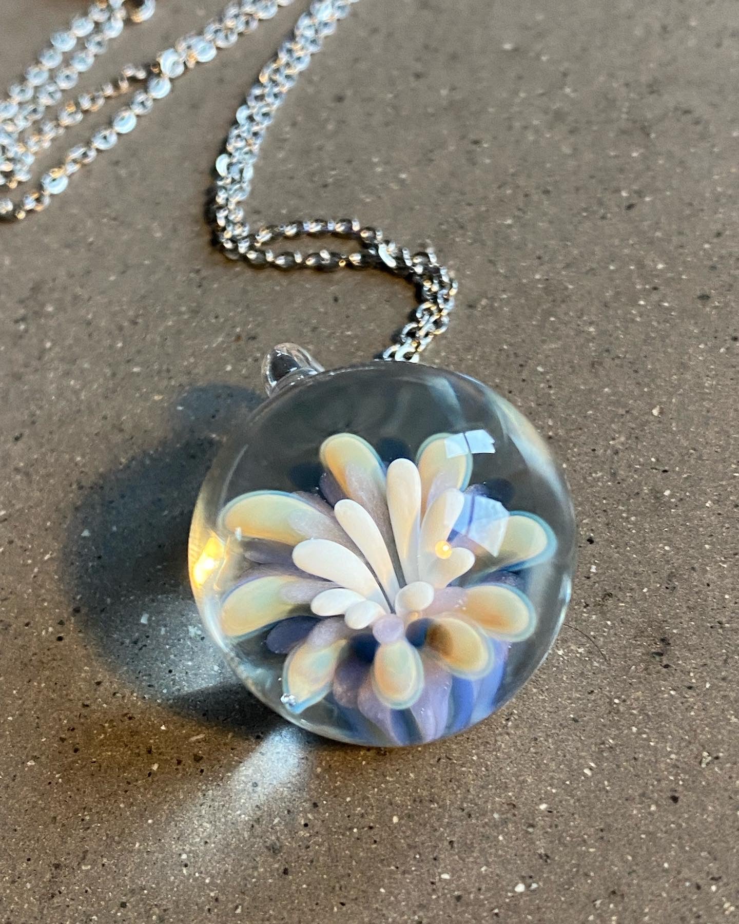 Kaja Glass Citrus Thumb Print Pendant