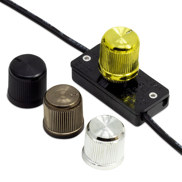 Laatste Persoonlijk Vermaken Zing Ear ZE-256 Rotary Lamp Dimmer Switch - 500W