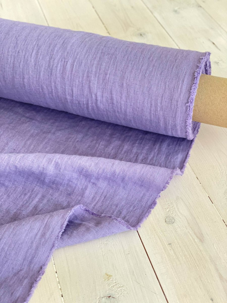 Linen Fabric Paula Purple - LinenMe