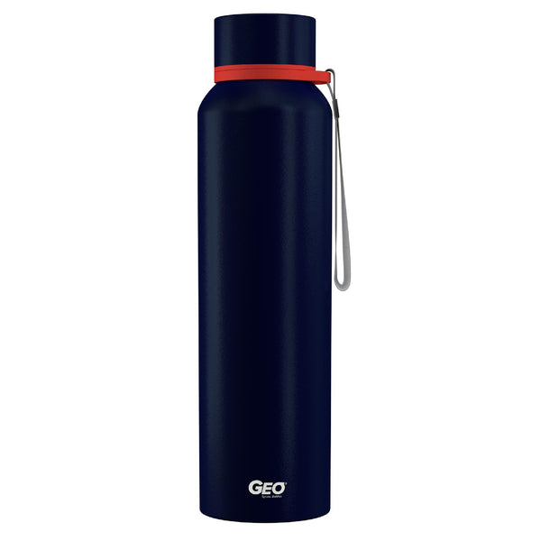 Geo sports bottles 1 gal Red Stainless Steel Water Bottle with Wide Mouth  Lid 