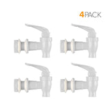 Brio Replacement Valve Spigot for Water Crocks and Coolers White 4 Pk