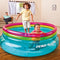 Intex Jump-O-Lene Inflatable Bouncer, 80" x 27", for Ages 3-6, Colors May Vary - DuoClear Cartridge