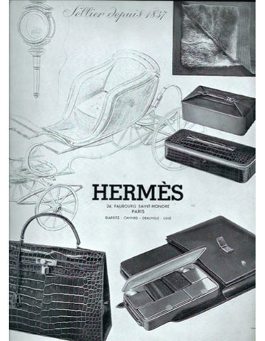 Vintage Old Hermes Poster