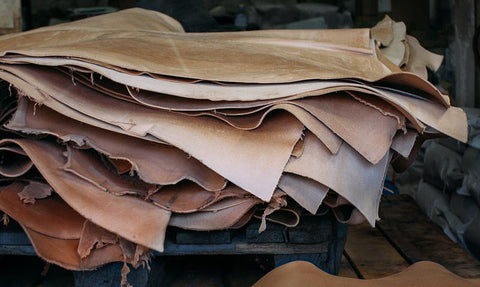 Raw leather