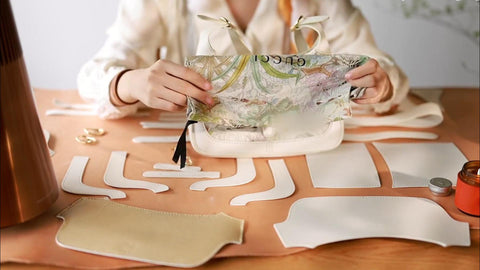 How to repurpose a designer dust bag 