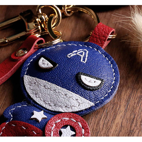 Inspired Captain America Super Soldier Keychain DIY making kit | DIY Keyring Kit