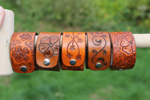 Leather bracelet