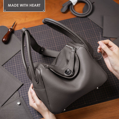 POPSEWING®️ Top Grain Leather Fashion Lindi Handbag DIY Kit