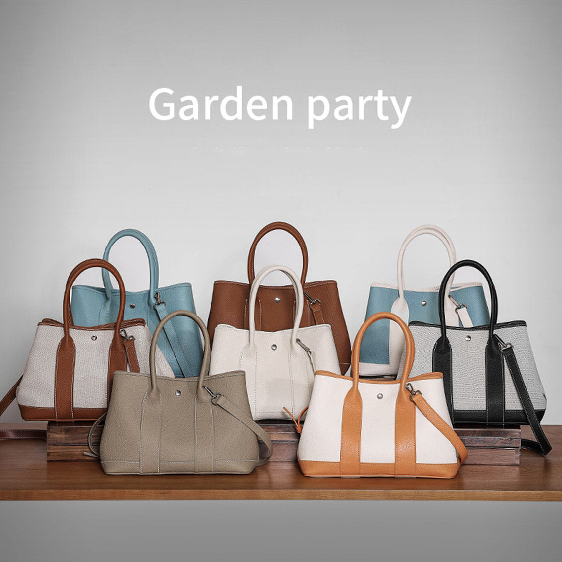 POPSEWING® Top Grain Leather Garden Party Handbag DIY Kit