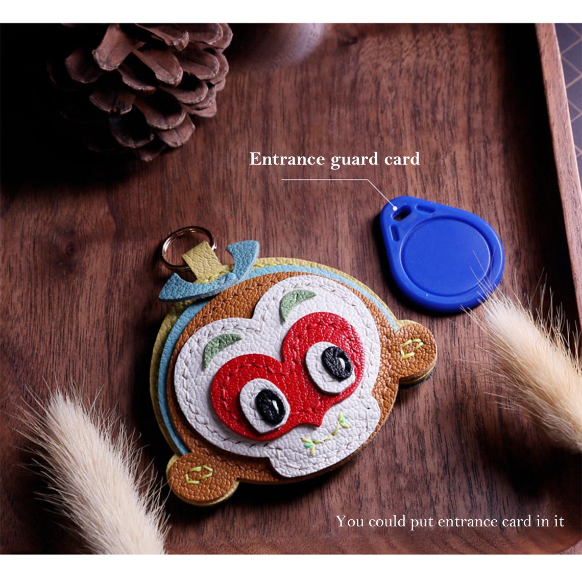 POPSEWING® Sheep Leather Monkey King Keychain DIY Kit