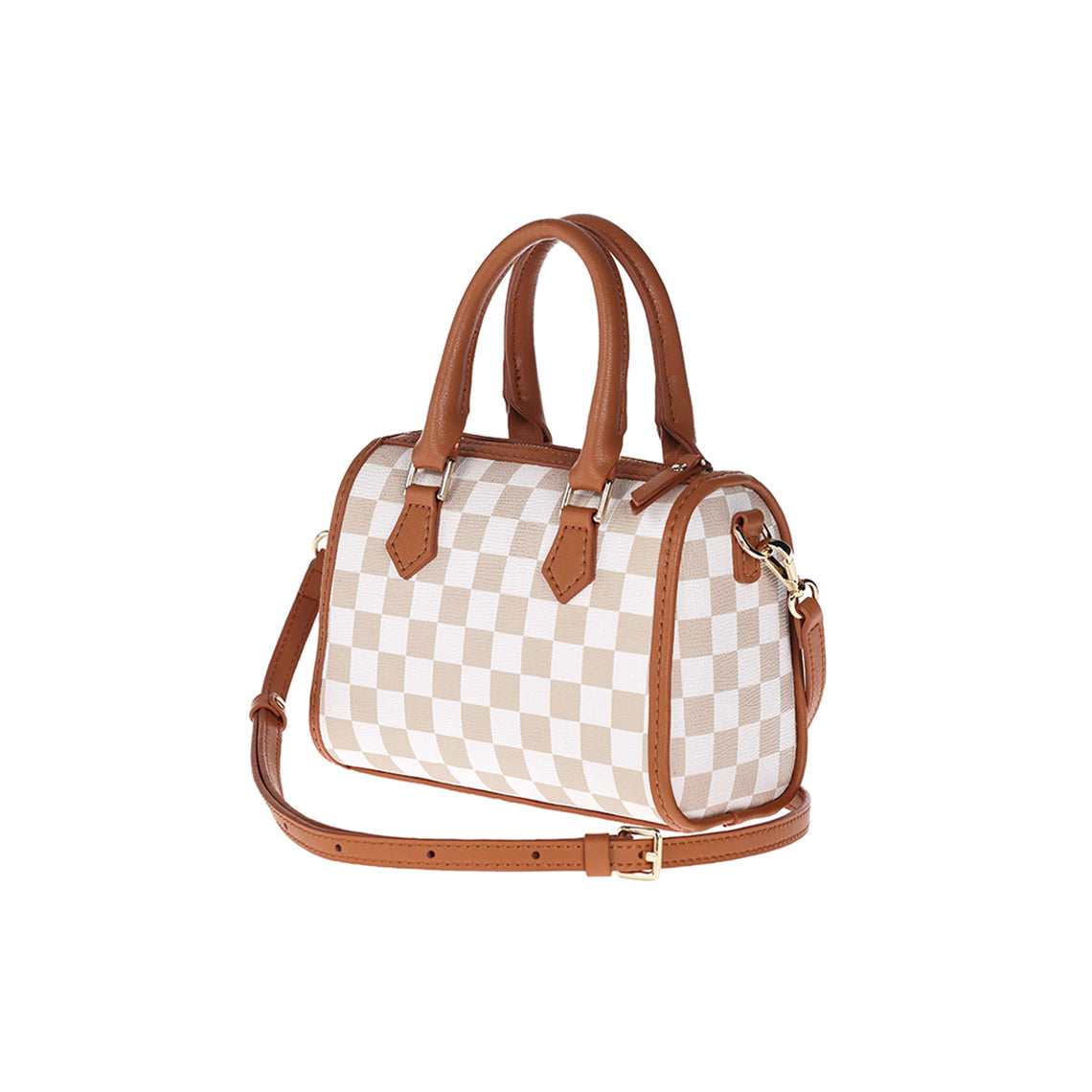 POPSEWING® Leather Checker Boston Crossbody Bag DIY Kit