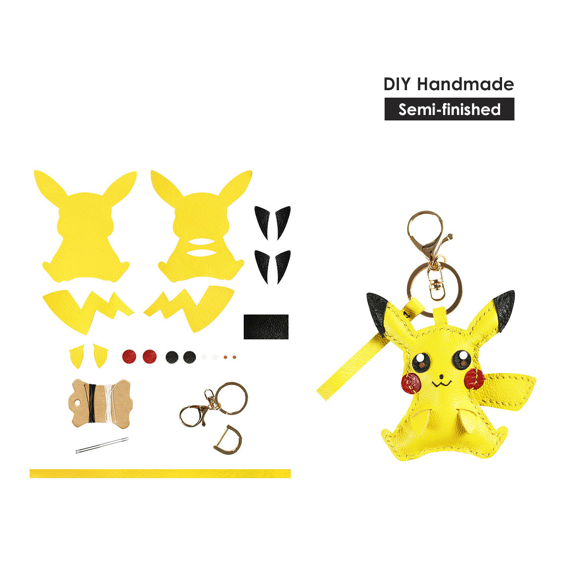 POPSEWING® Leather Pokemon Keychain DIY Kit