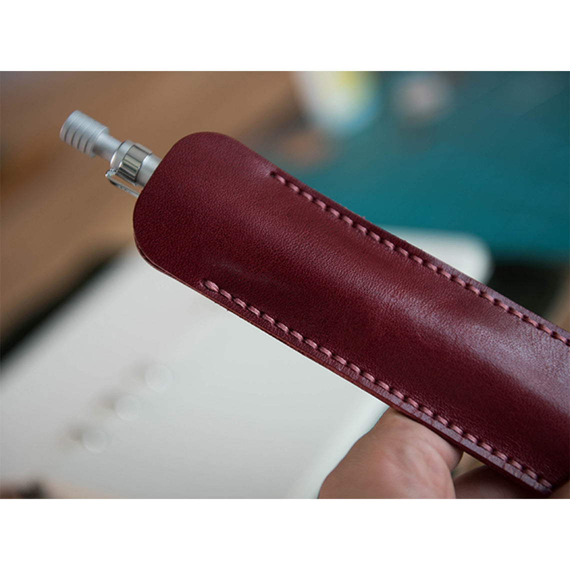 POPSEWING® Full Grain Leather Single Pen Case DIY Kit