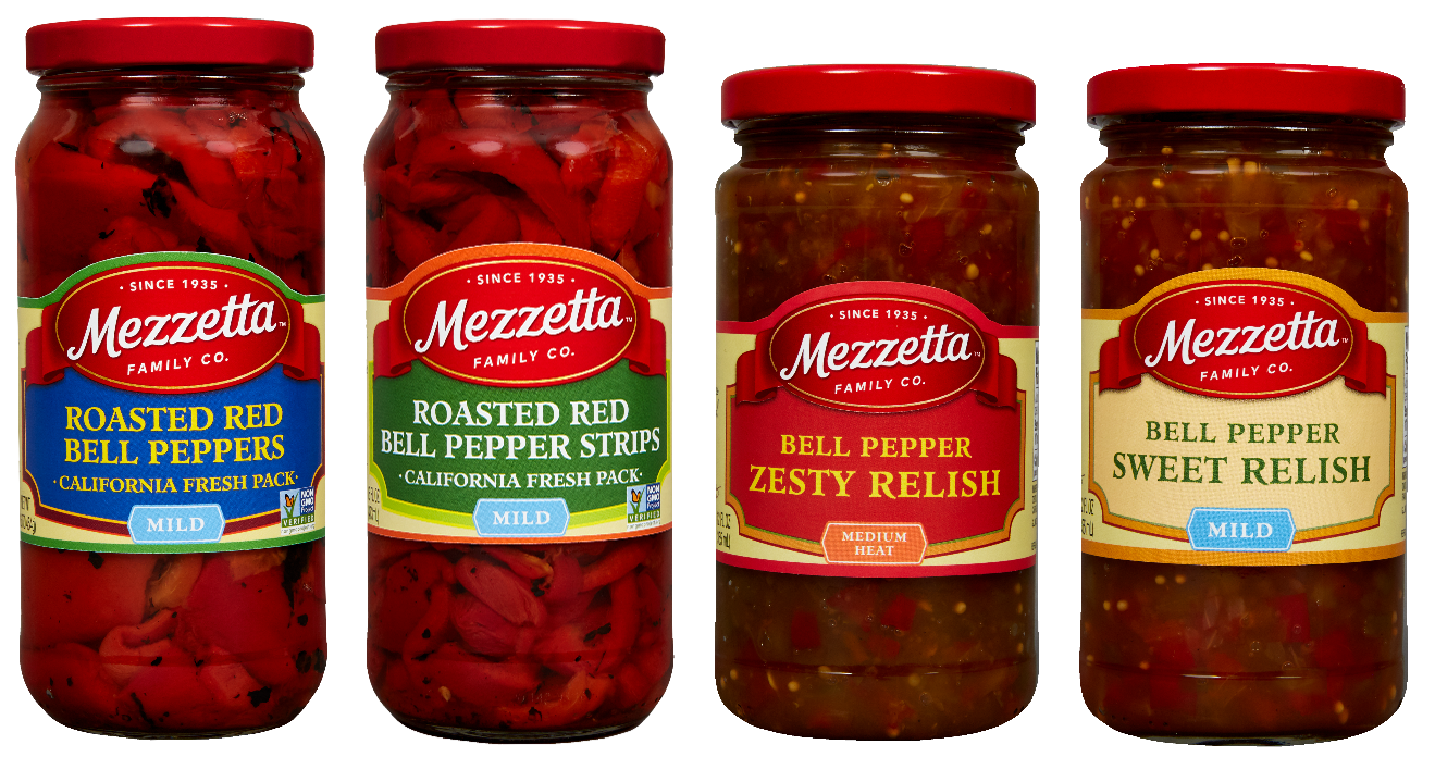 Mezzetta bell pepper jars