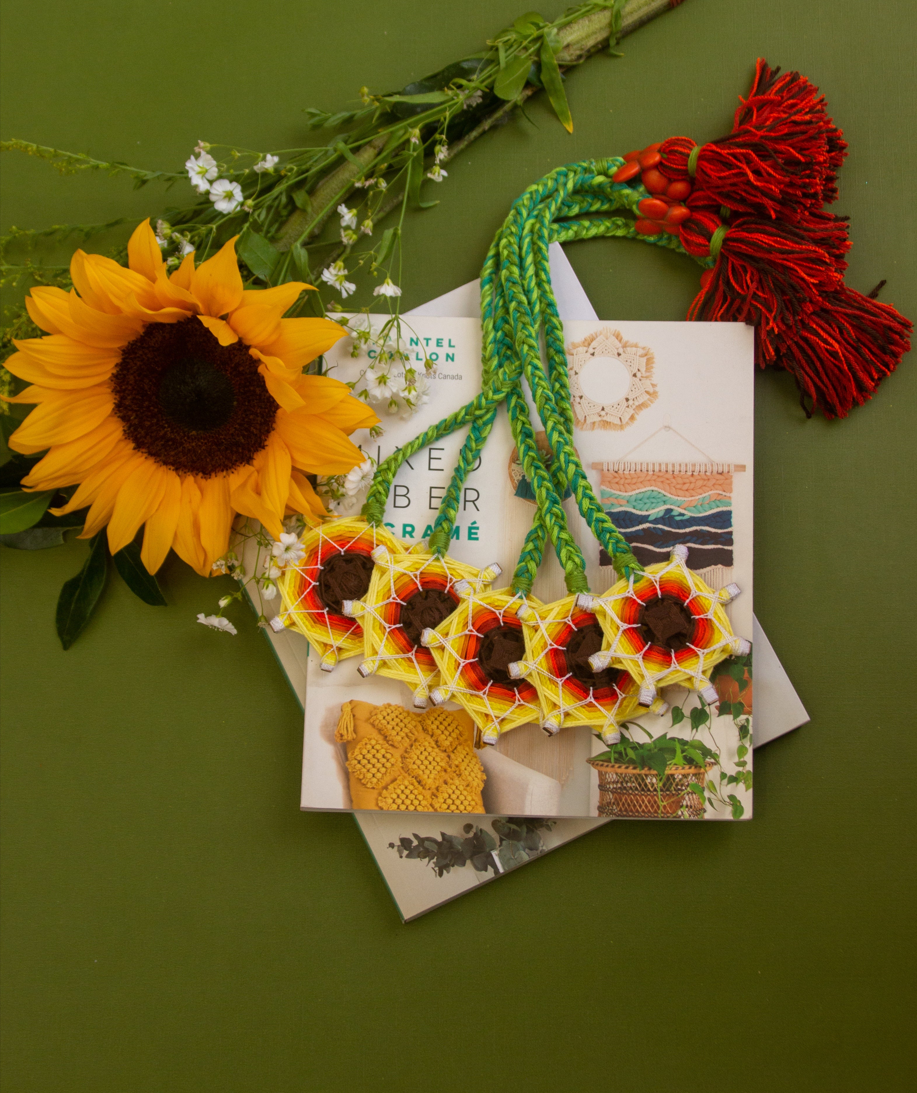 Separador de libro Girasol - Sunflower – sikuli Mandalas