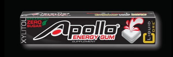 Apollo Energy Gum Caffeine Gum Natural Caffeine