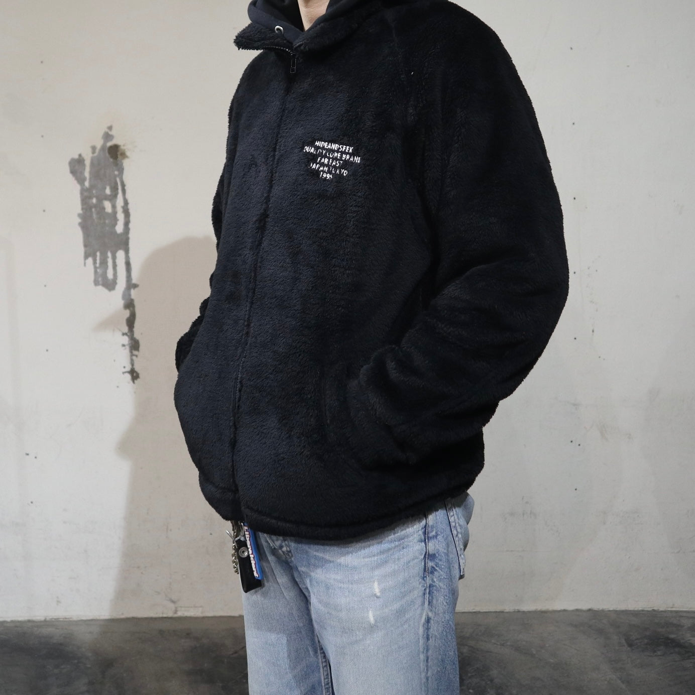 HIDE AND SEEK Boa Zip Jacket Native 【在庫なし】 メンズ | bca.edu.gr