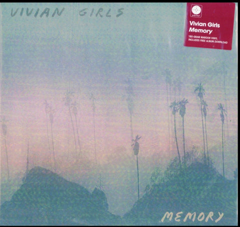 VIVIAN GIRLS - MEMORY (MAROON/TRANSPARENT LIGHT BLUE VINYL/180G/DL) (Vinyl LP)