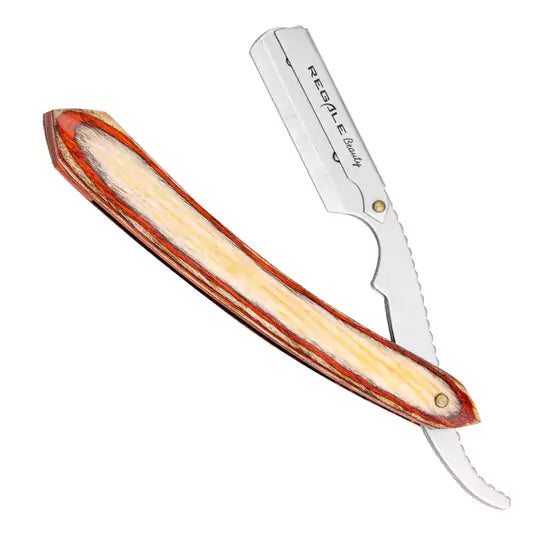 Traditional Craftsmanship Wooden Handle Straight Edge Razor