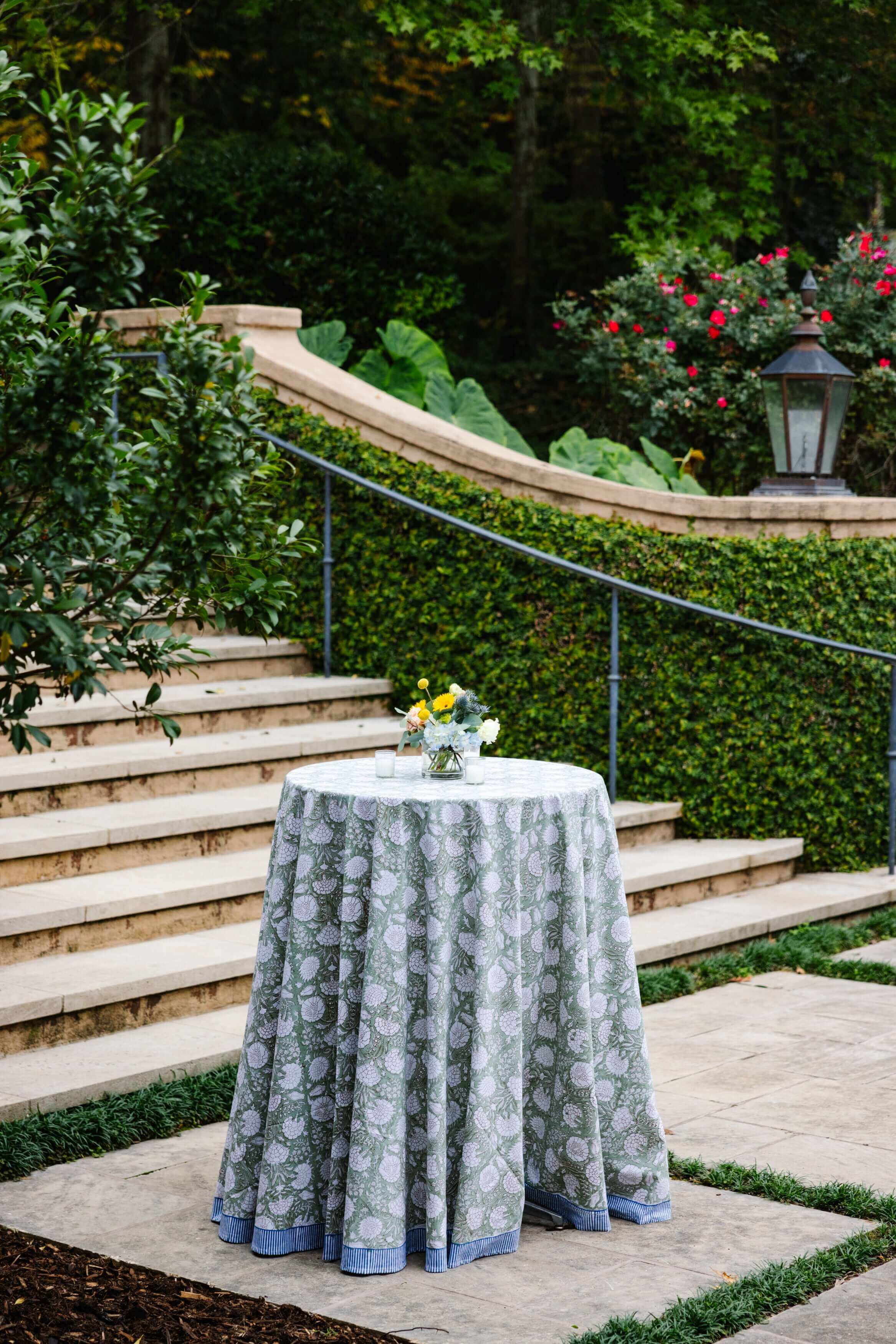 Sage Fandango Tablecloth
