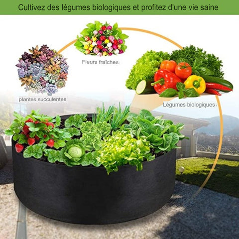 Sac de Culture Souple pour Plantes d’Extérieur en Feutre madecoplantes.com