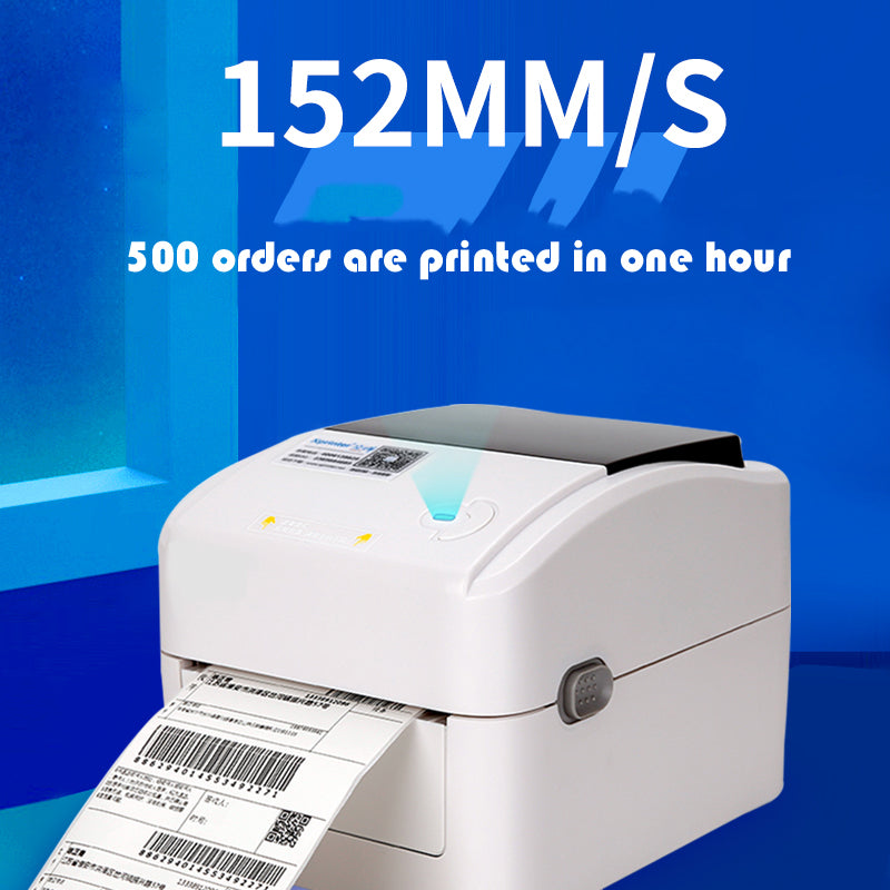 XP-420B 4 Inch Thermal Shipping Label Printer 25-115mm Barcode Sticker USB Bluetooth Wifi Interface