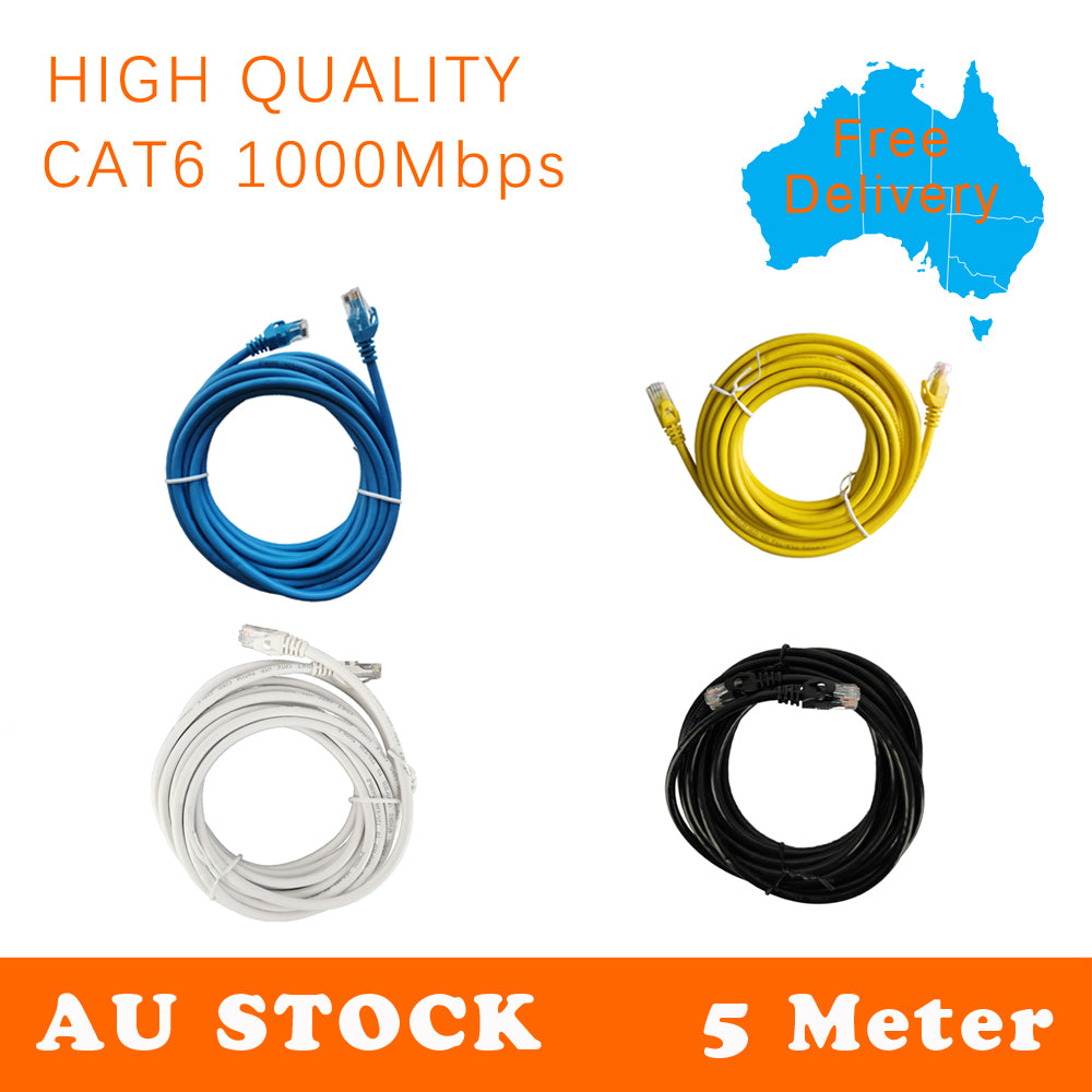 wholesale 1m 2m 3m 5m 10m  Ethernet Network Lan Cable CAT6 UTP 1000Mbps RJ45 8P8C